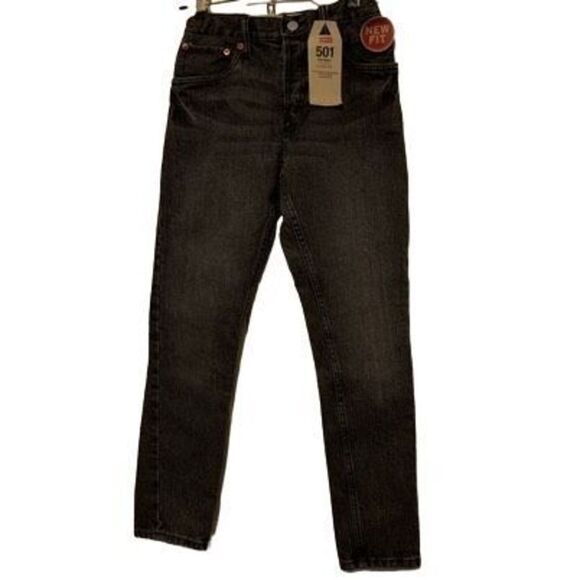 Levi’s 501 Button Fly Skinny Stretch Size 12 Reg 26x26 Adjustable Waist Jeans - Picture 6 of 8